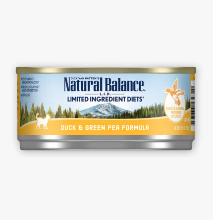 Natural balance cat food duck and pea top